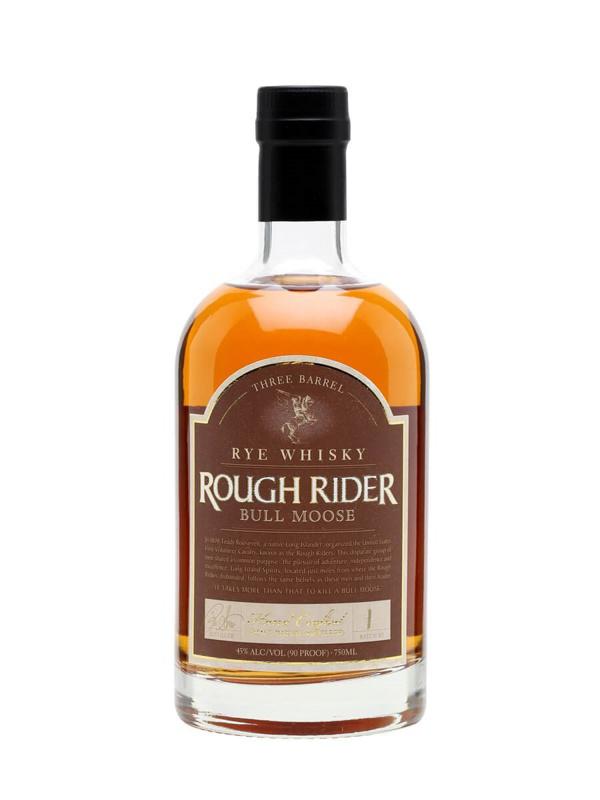 Rough Rider 'Bull Moose' Three Barrel Rye Whisky