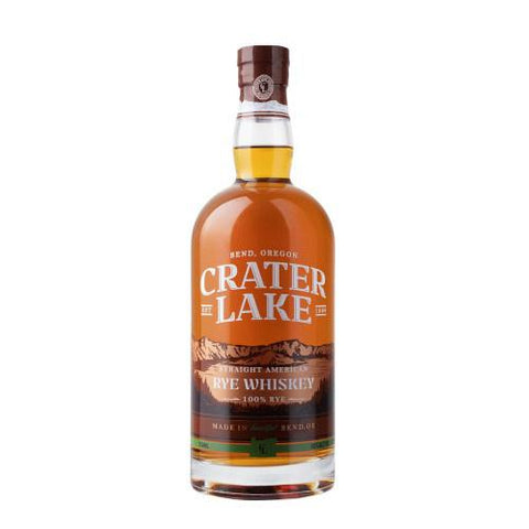 Crater Lake Straight American  Rye Whiskey 80 Proof