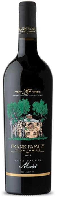 Frank Family Merlot 2018 750ml