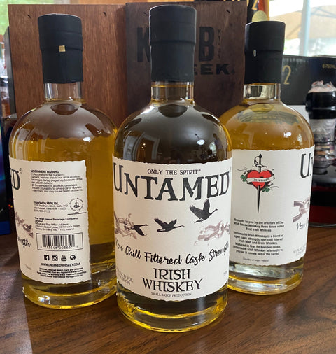 Untamed Non Chill Filtered Cask Strength Irish Whiskey (Proof 127.6) 750 ml