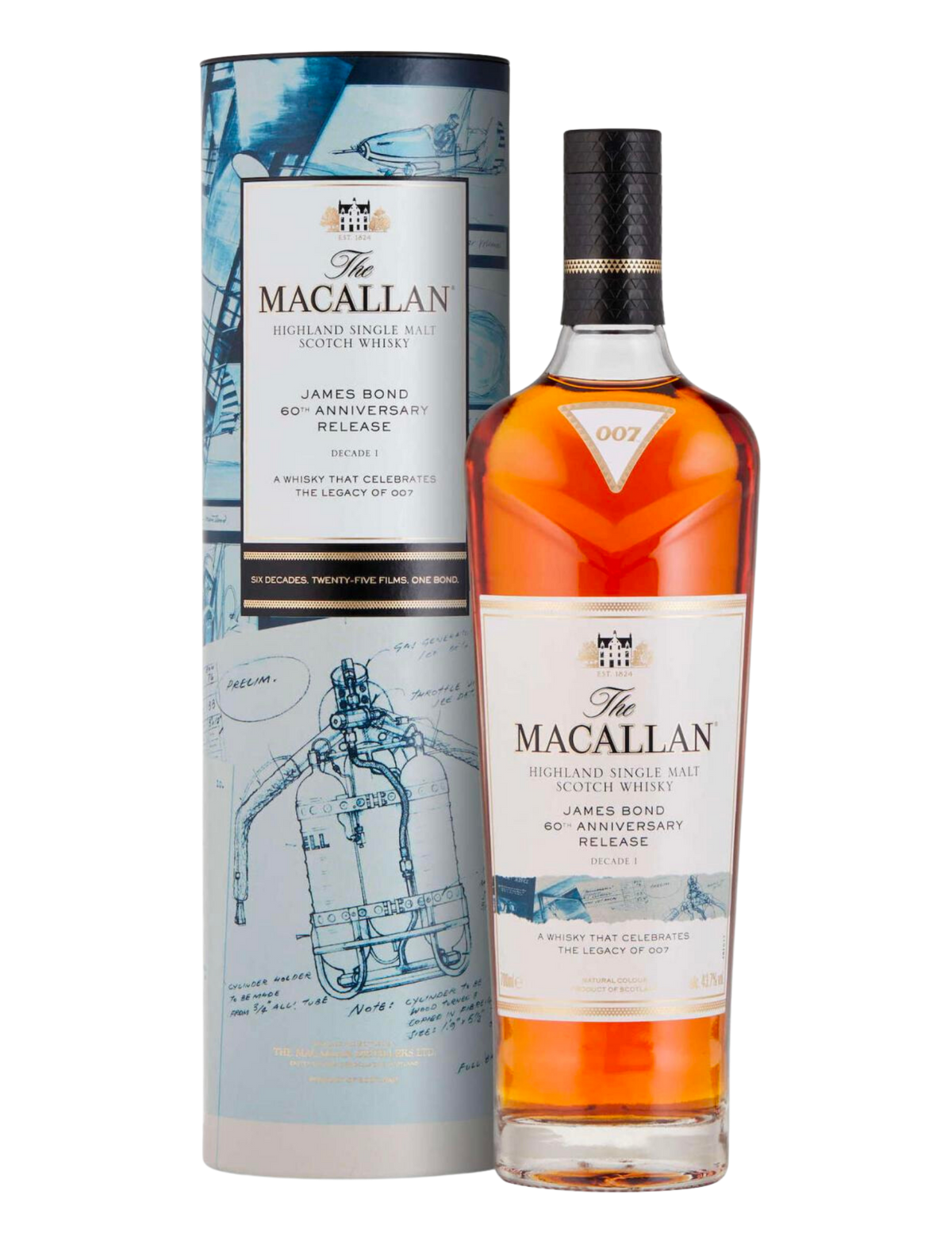 Macallan James Bond 60th Anniversary Release Decade I 700 ml