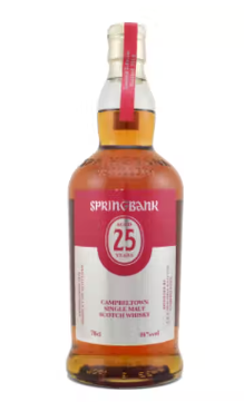 Springbank Distillery Campbeltown Single Malt Scotch 25 year 750 ml