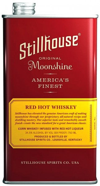 Stillhouse Moonshine Whiskey Red Hot American Finest 750Ml - liquorverse