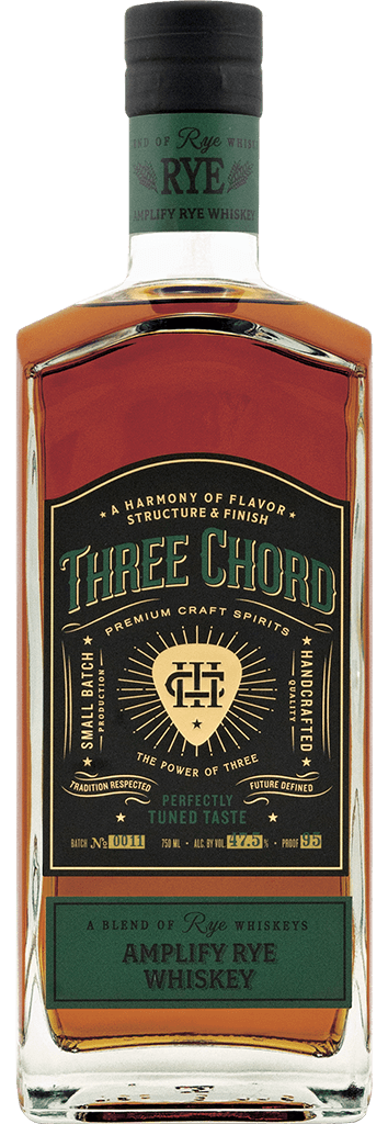 Three Chord Amplify Rye Small Batch  (Batch no 0011) 750 ml
