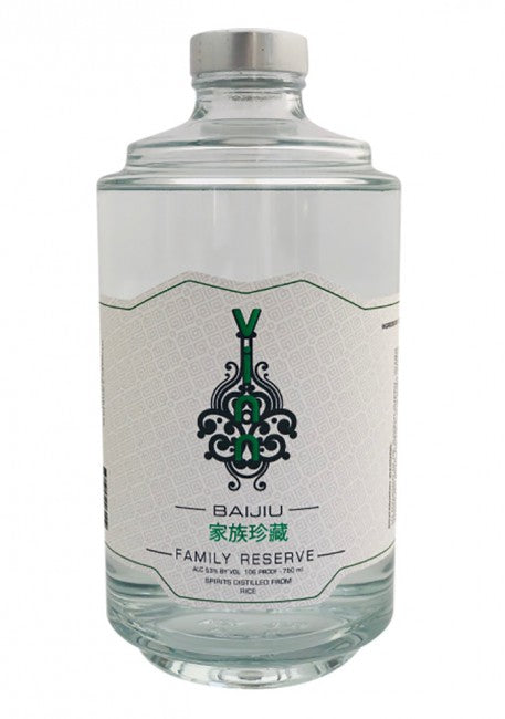 Baijiu  Family Reserve Spirits Distilled from Rice 750 ml